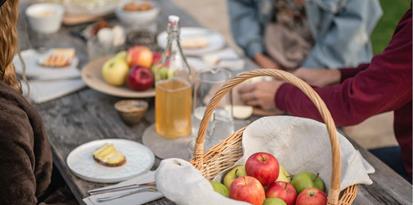 Picnic in autumn