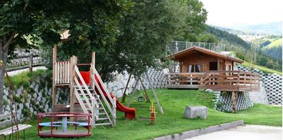 Der Spielplatz unseres Familienhotels im Pustertal