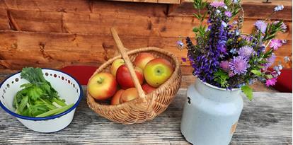 Frische Produkte aus eigener Landwirtschaft