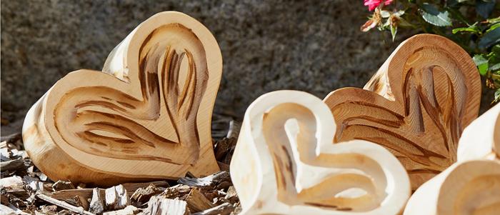 Cuori di legno